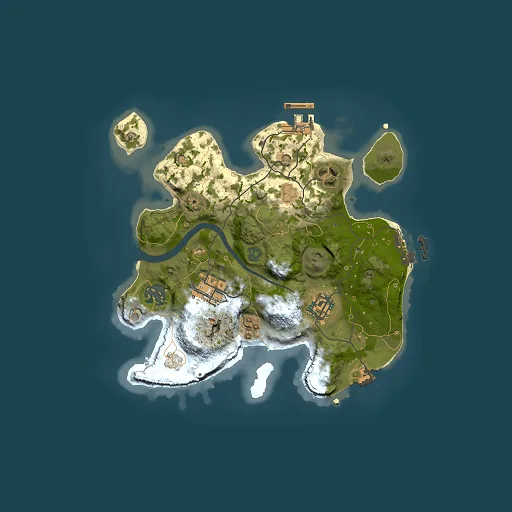 Rust map seed 576023760, 2500x2500m top-down preview