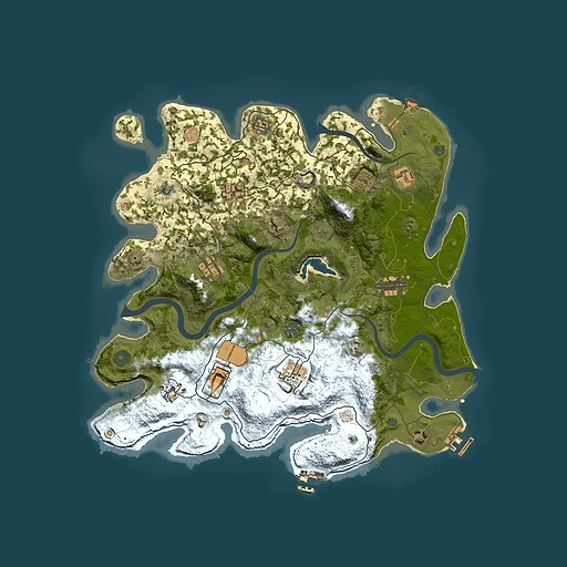Rust map seed 913751752, 4000x4000m top-down preview