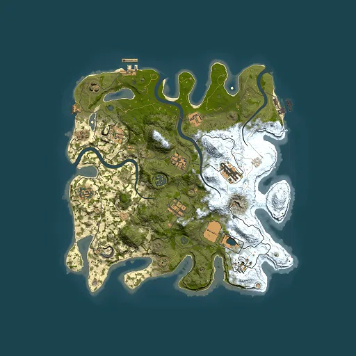 Rust map seed 1479539977, 3500x3500m top-down preview