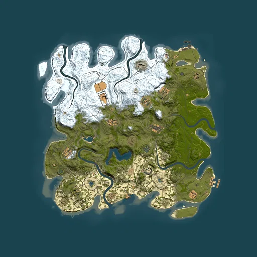 Rust map seed 1942623008, 4500x4500m top-down preview