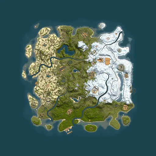 Rust map seed 1926275289, 4500x4500m top-down preview
