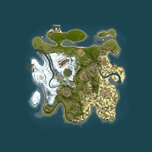 Rust map seed 1335715754, 3000x3000m top-down preview