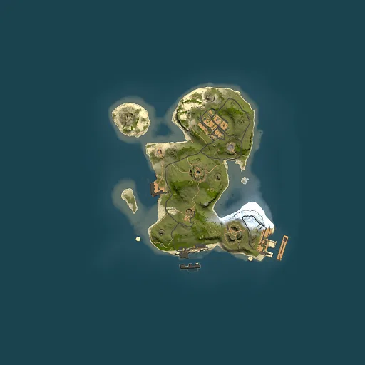 Rust map seed 319611364, 2000x2000m top-down preview