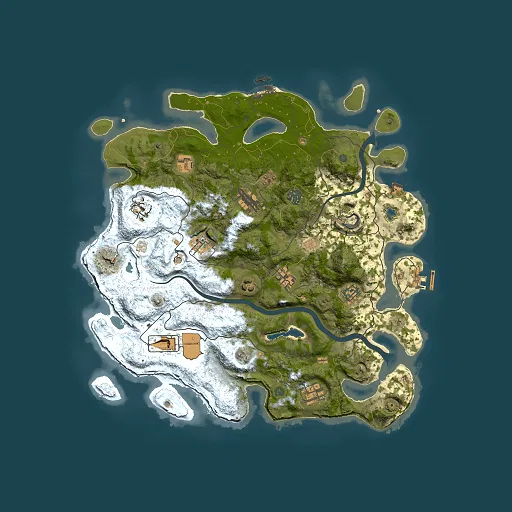 Rust map seed 1519158865, 4000x4000m top-down preview