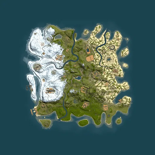 Rust map seed 1056767647, 4000x4000m top-down preview