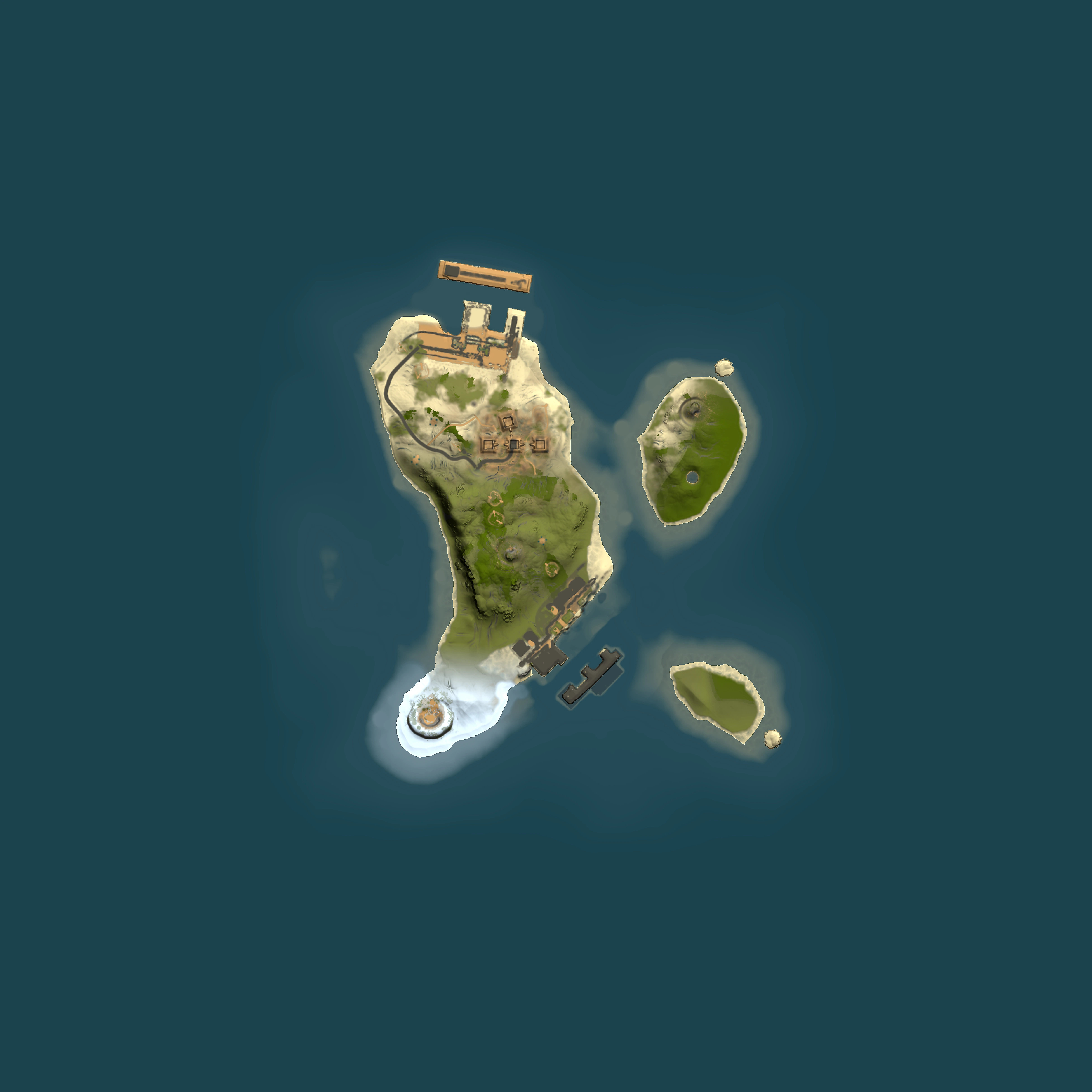 Full top-down render of Rust map seed 742688092, 1500x1500m