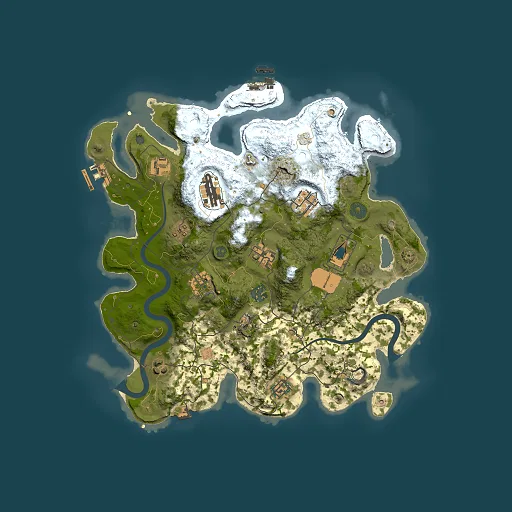 Rust map seed 1856292909, 3500x3500m top-down preview