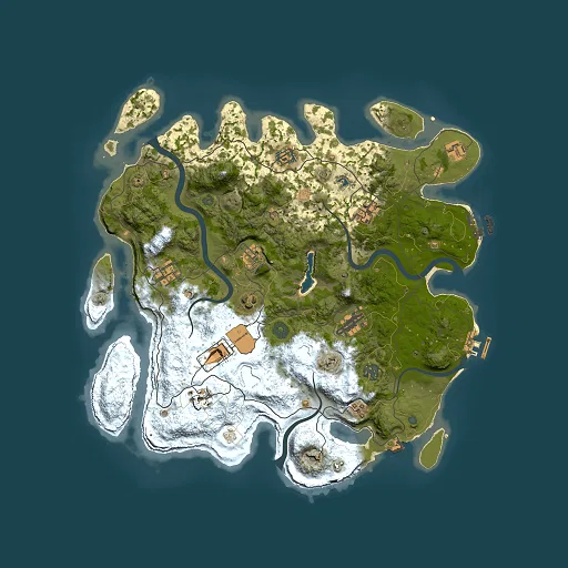 Rust map seed 877775145, 4000x4000m top-down preview