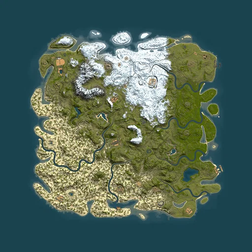 Rust map seed 938699586, 6000x6000m top-down preview