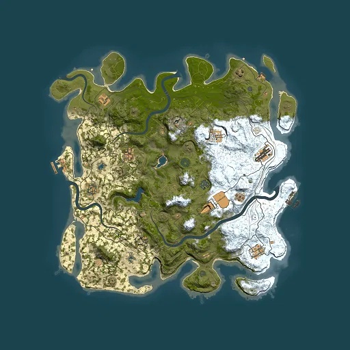 Rust map seed 1065790541, 4500x4500m top-down preview