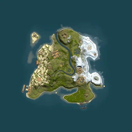 Rust map seed 1112288322, 2500x2500m top-down preview