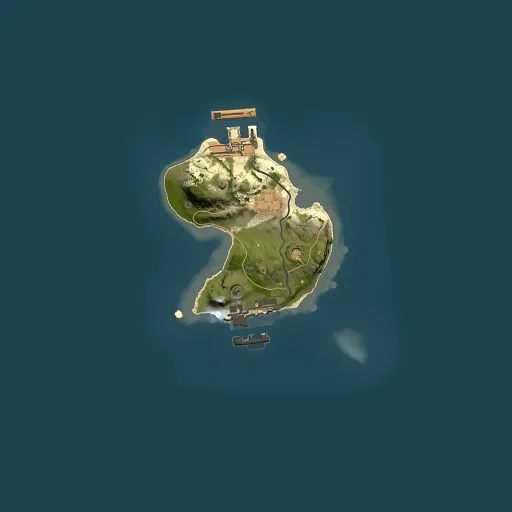 Rust map seed 434509070, 1500x1500m top-down preview