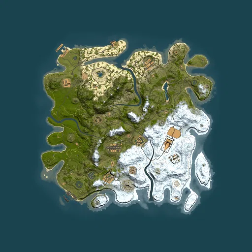 Rust map seed 1348678335, 4000x4000m top-down preview