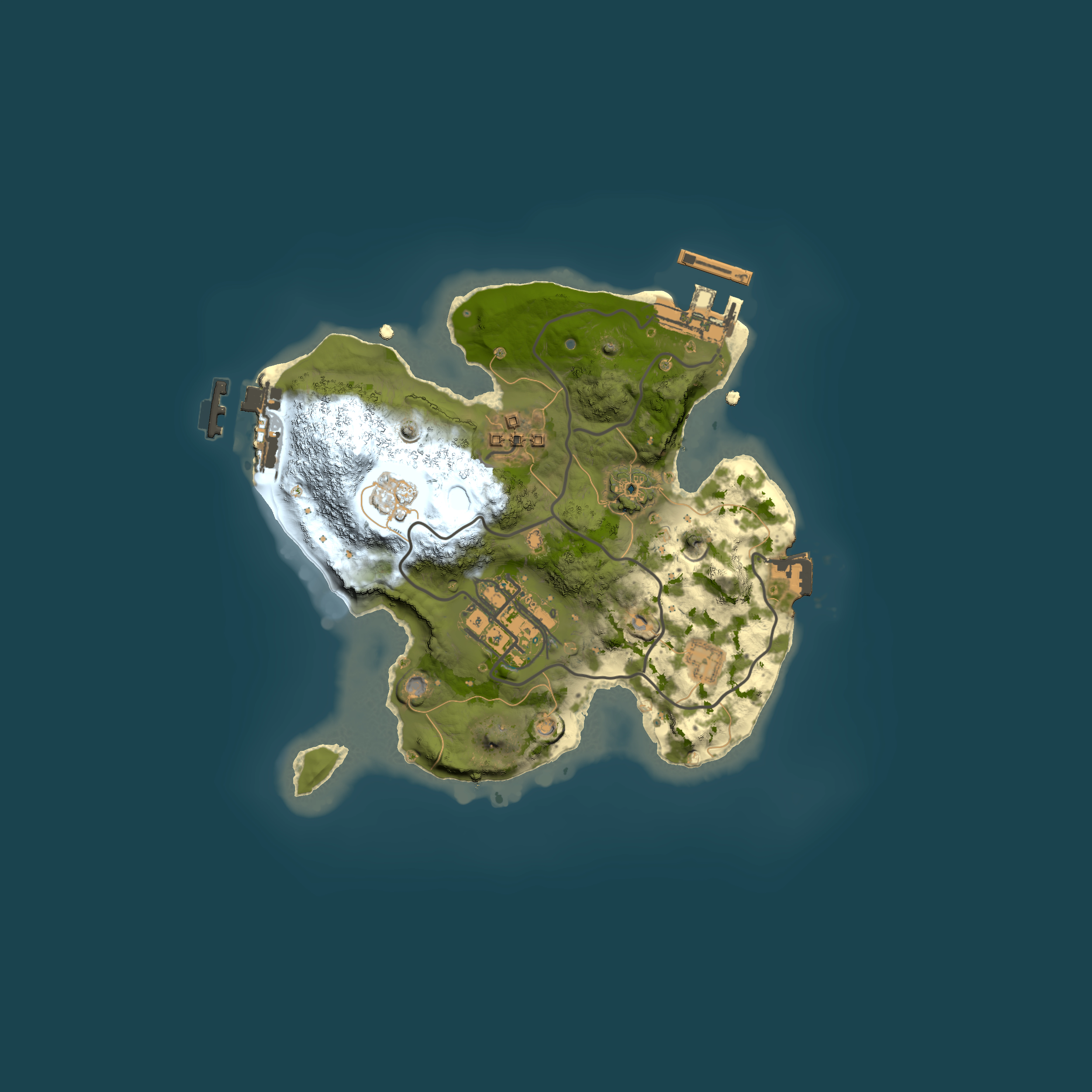Full top-down render of Rust map seed 371700161, 2000x2000m