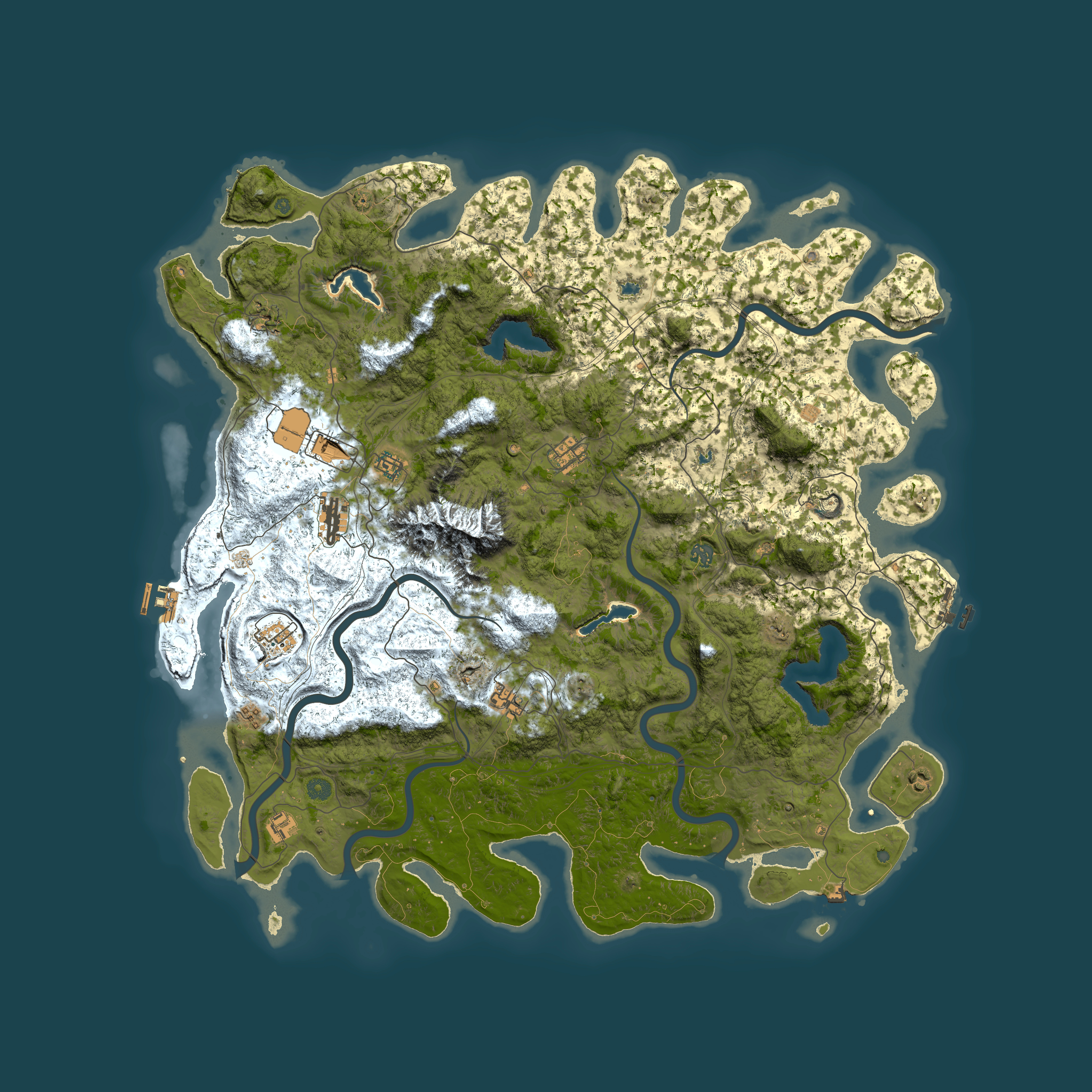Full top-down render of Rust map seed 2125243249, 5500x5500m