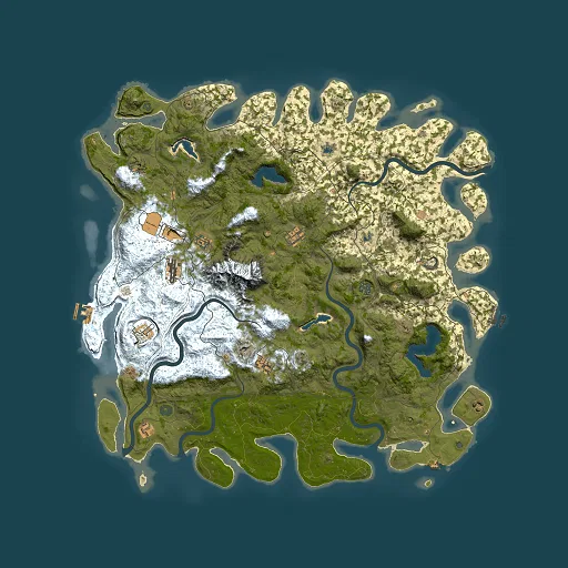 Rust map seed 2125243249, 5500x5500m top-down preview