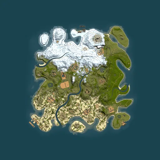 Rust map seed 1900873579, 3500x3500m top-down preview