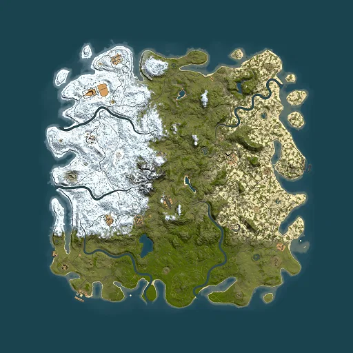 Rust map seed 937373048, 6000x6000m top-down preview