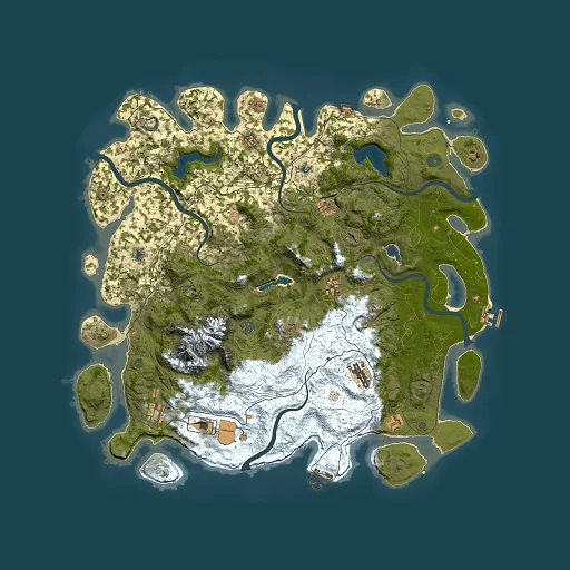 Rust map seed 595010244, 5000x5000m top-down preview