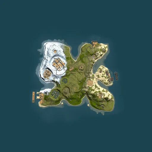 Rust map seed 19032950, 2000x2000m top-down preview