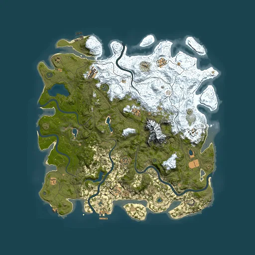 Rust map seed 1780044327, 5000x5000m top-down preview