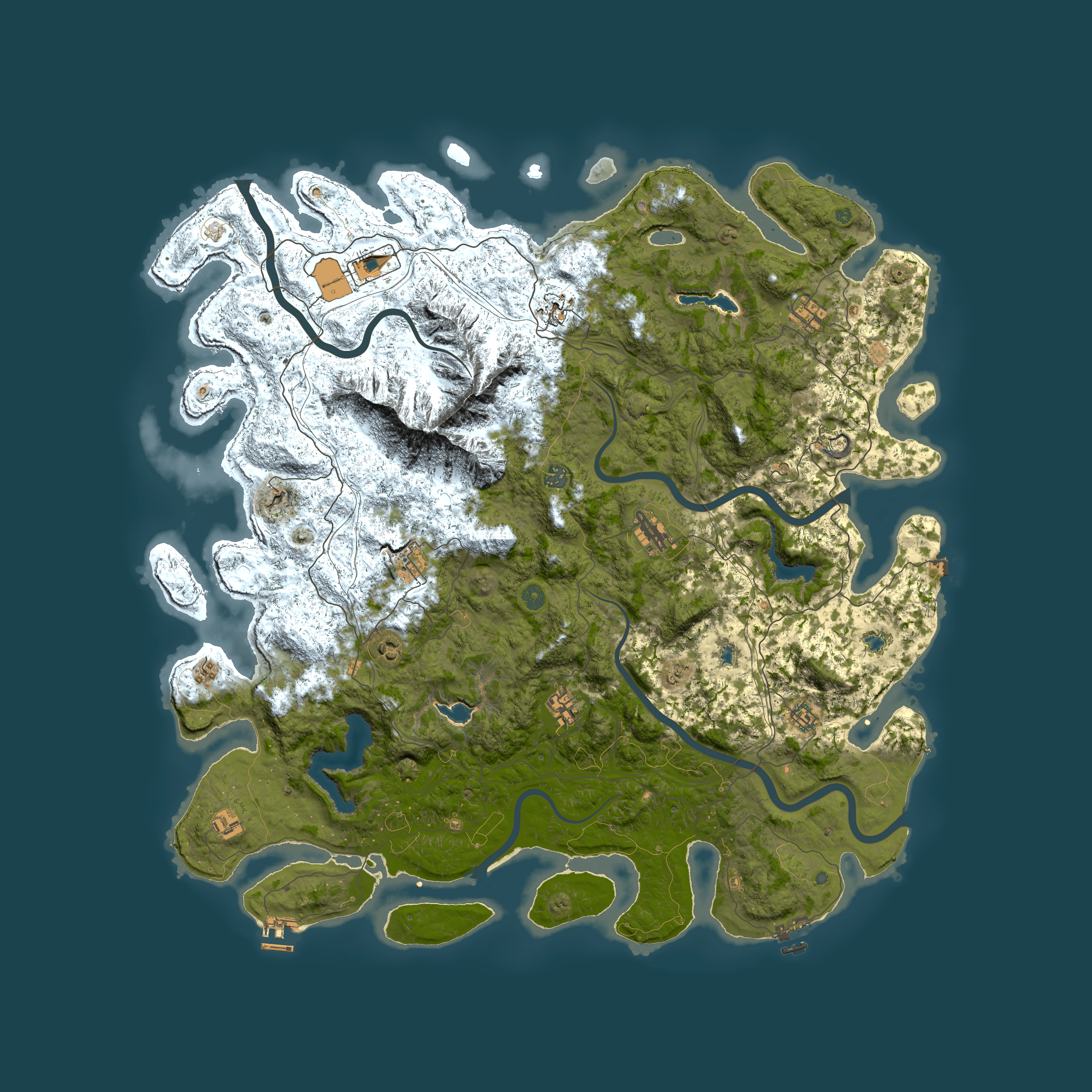 Full top-down render of Rust map seed 381821893, 5500x5500m