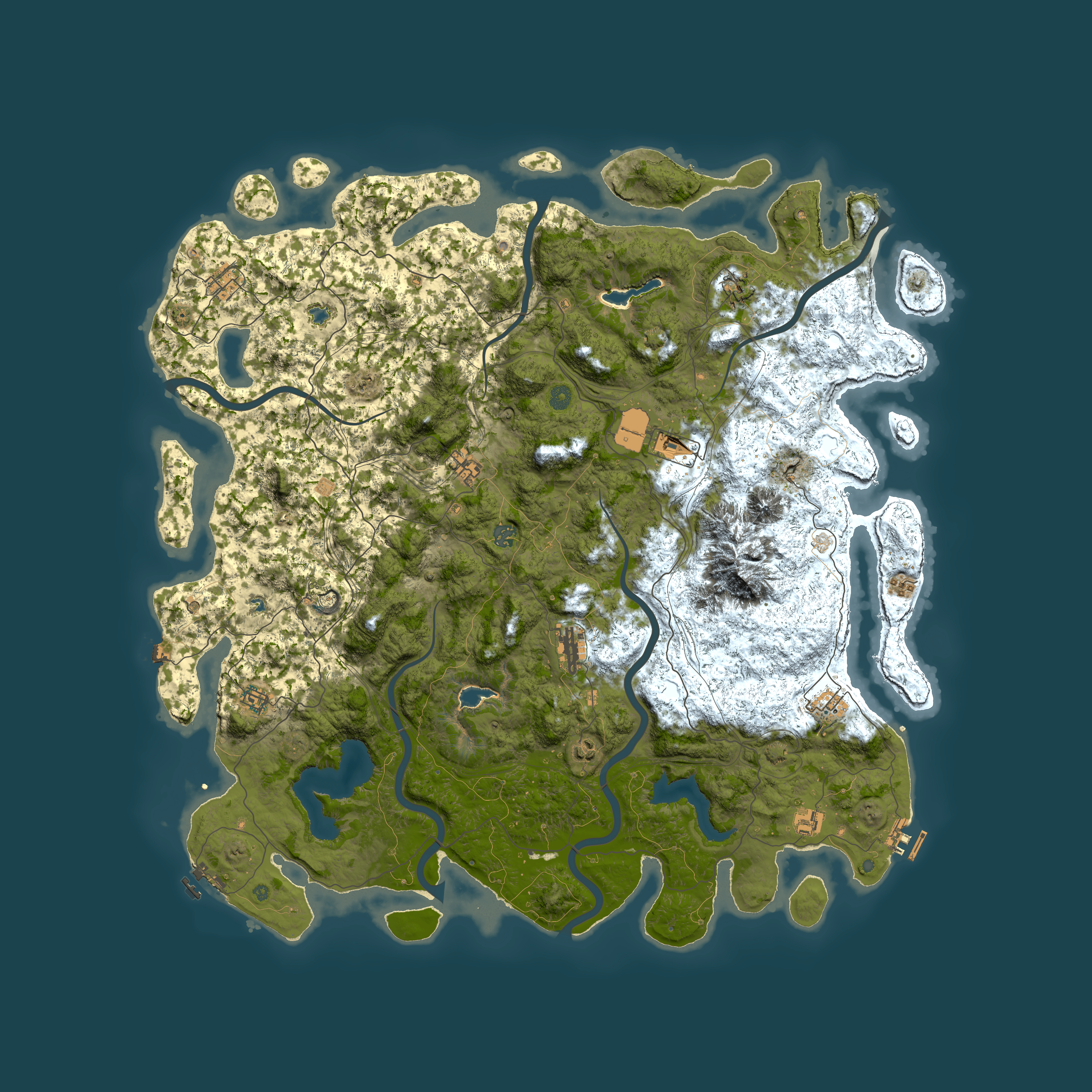 Full top-down render of Rust map seed 1521071825, 5500x5500m