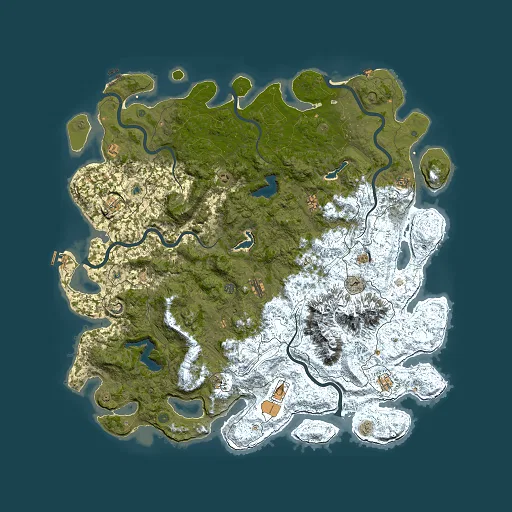 Rust map seed 1925551057, 6000x6000m top-down preview