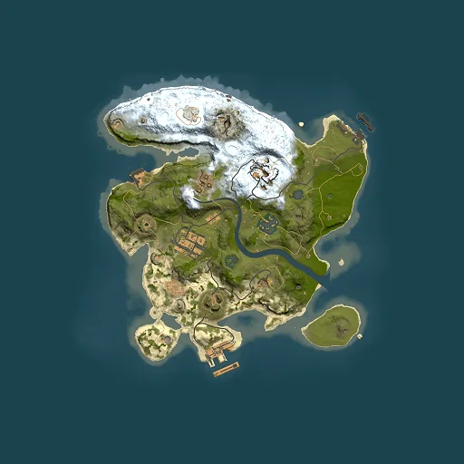 Rust map seed 63492073, 2500x2500m top-down preview
