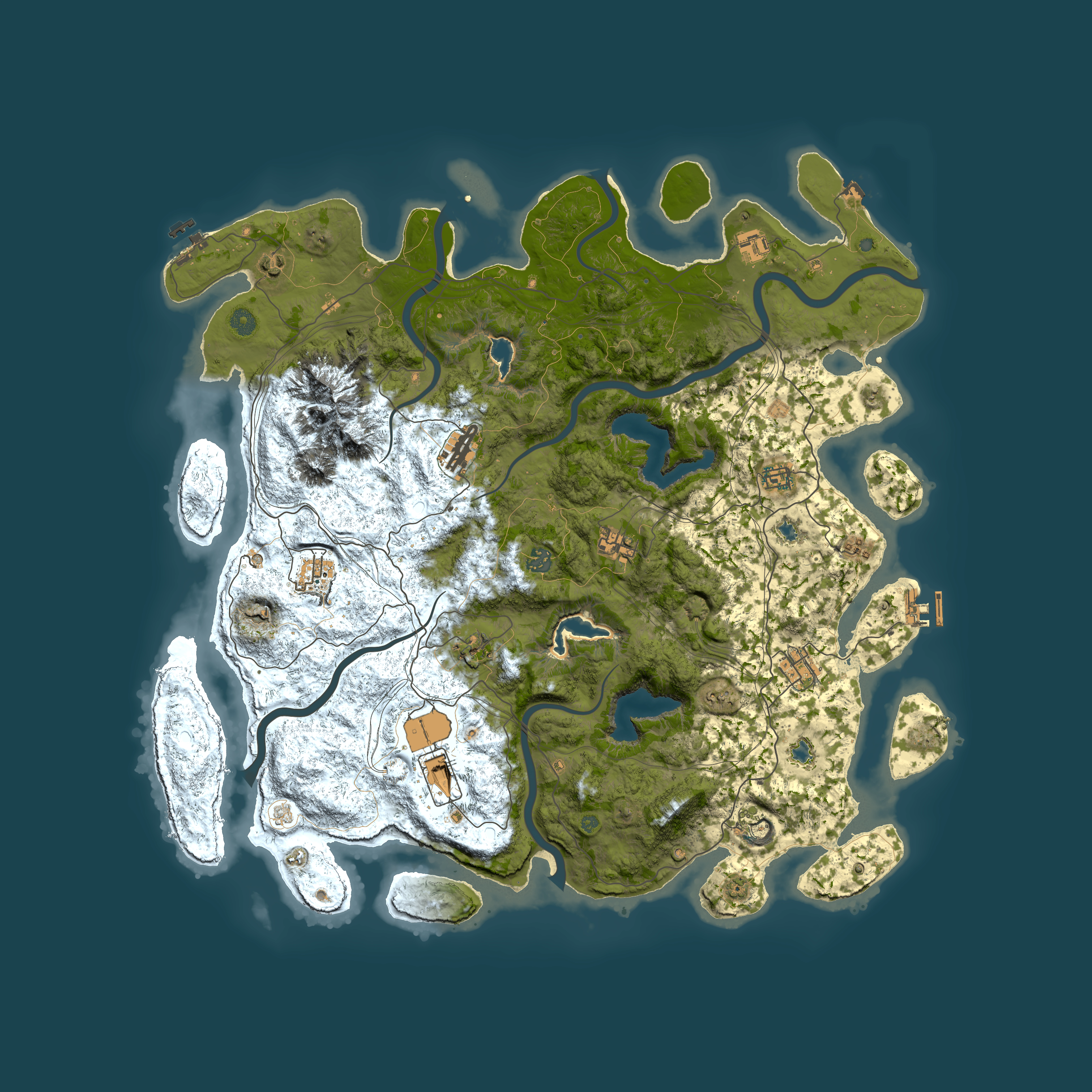 Full top-down render of Rust map seed 1520117959, 5000x5000m