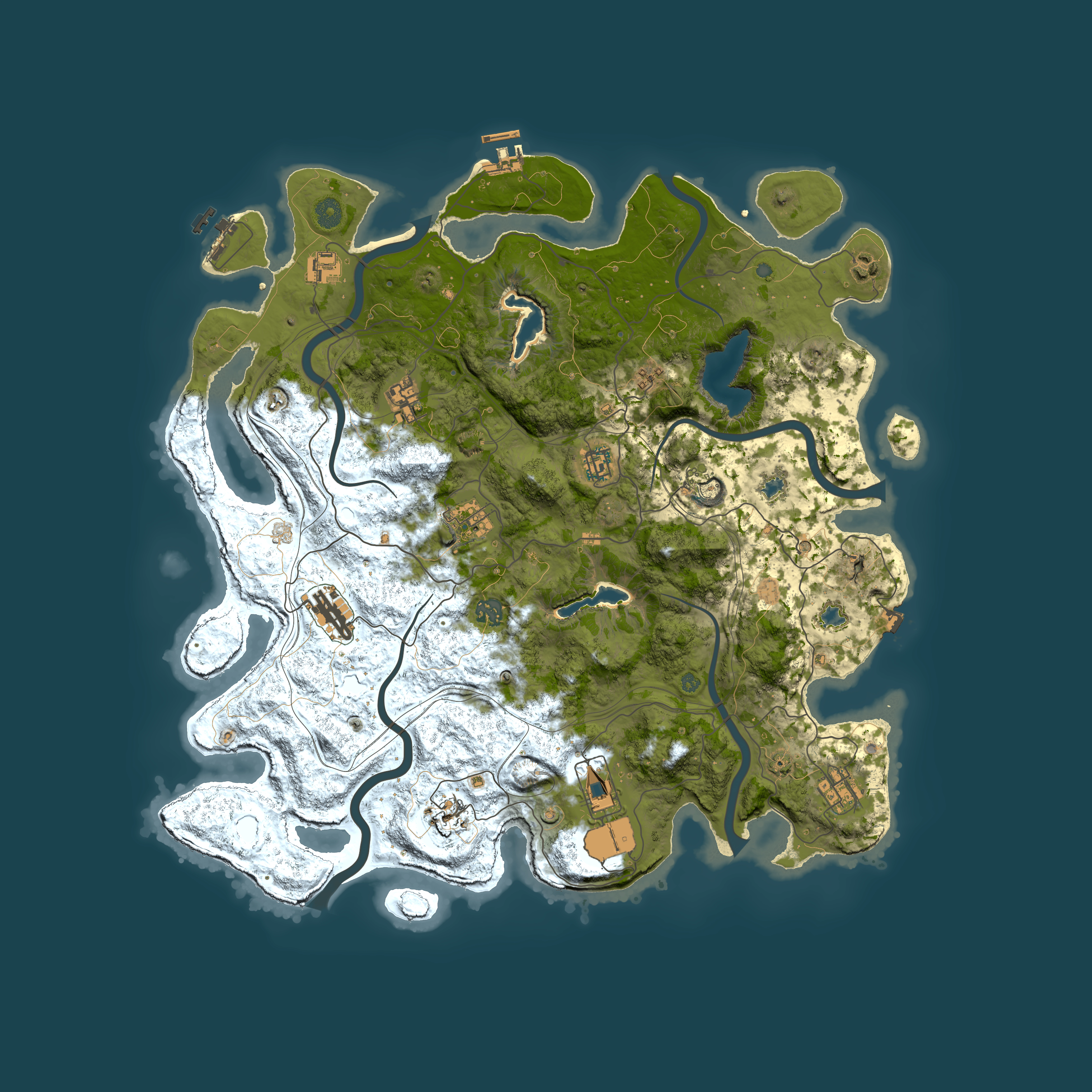 Full top-down render of Rust map seed 1681339469, 4500x4500m