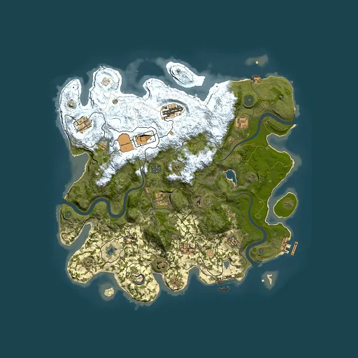 Rust map seed 1880096721, 4000x4000m top-down preview