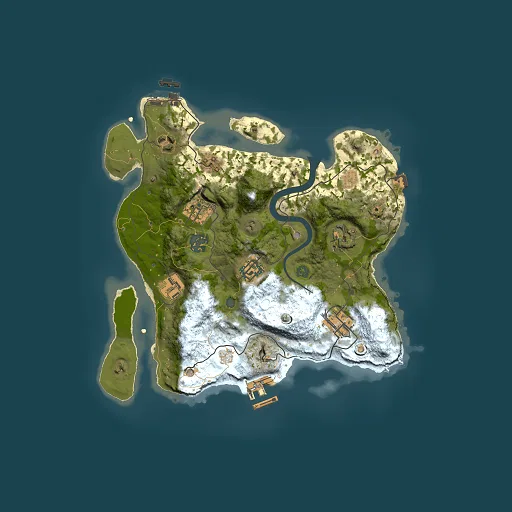 Rust map seed 1606100642, 3000x3000m top-down preview
