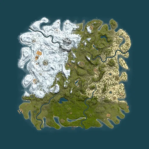 Rust map seed 1063697622, 6000x6000m top-down preview