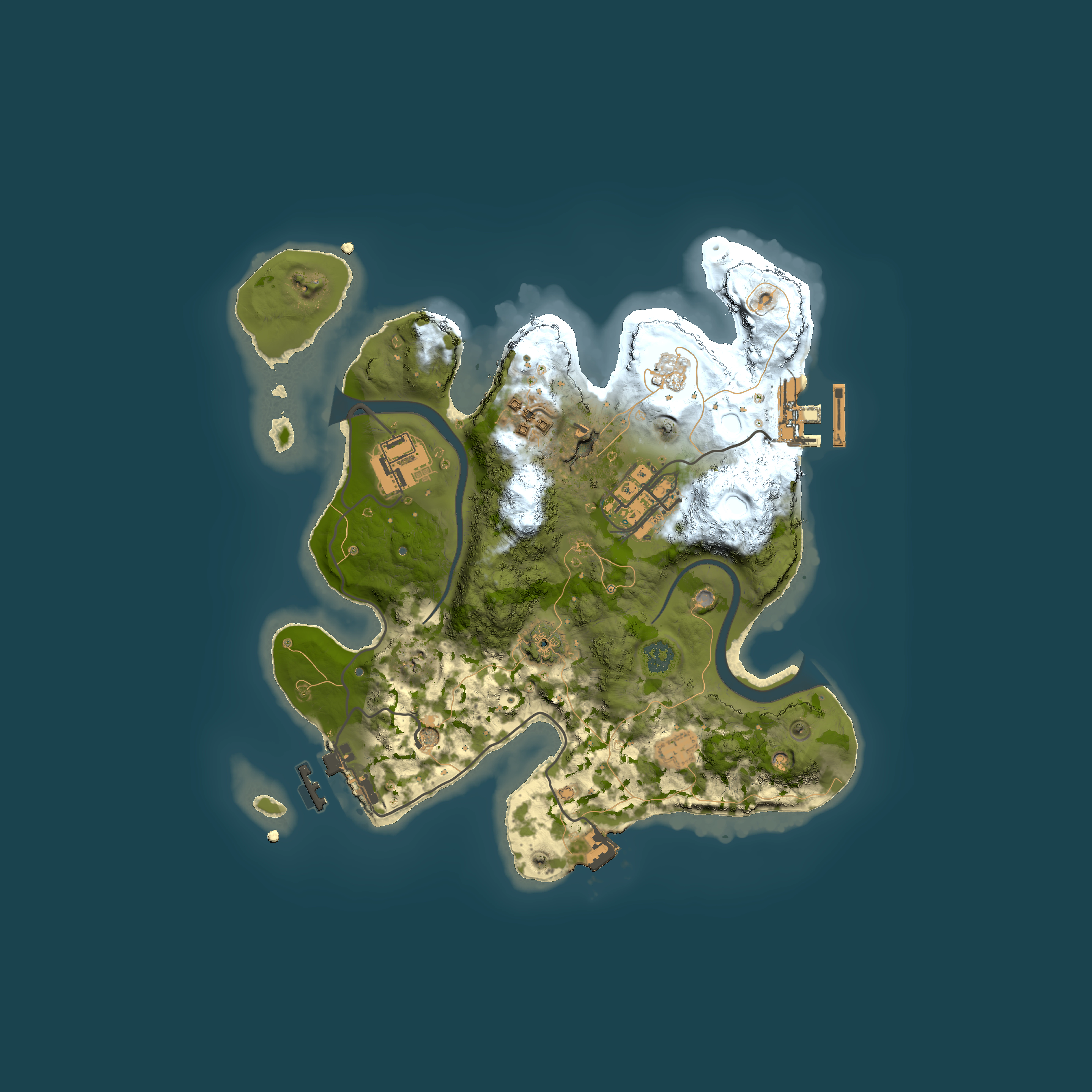 Full top-down render of Rust map seed 417676344, 2500x2500m