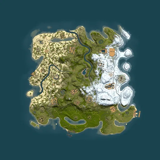 Rust map seed 2143080544, 4000x4000m top-down preview