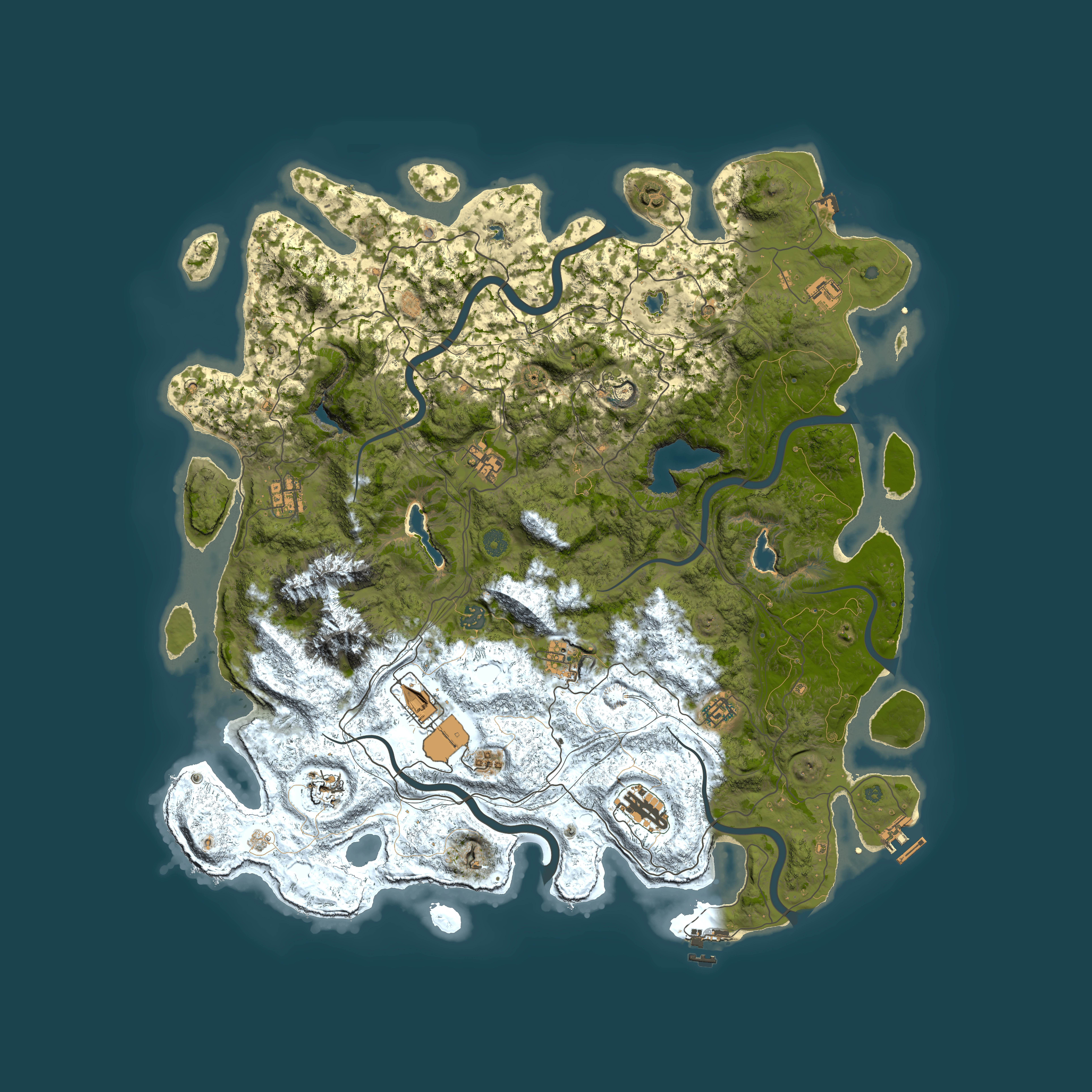 Full top-down render of Rust map seed 2024948174, 5000x5000m