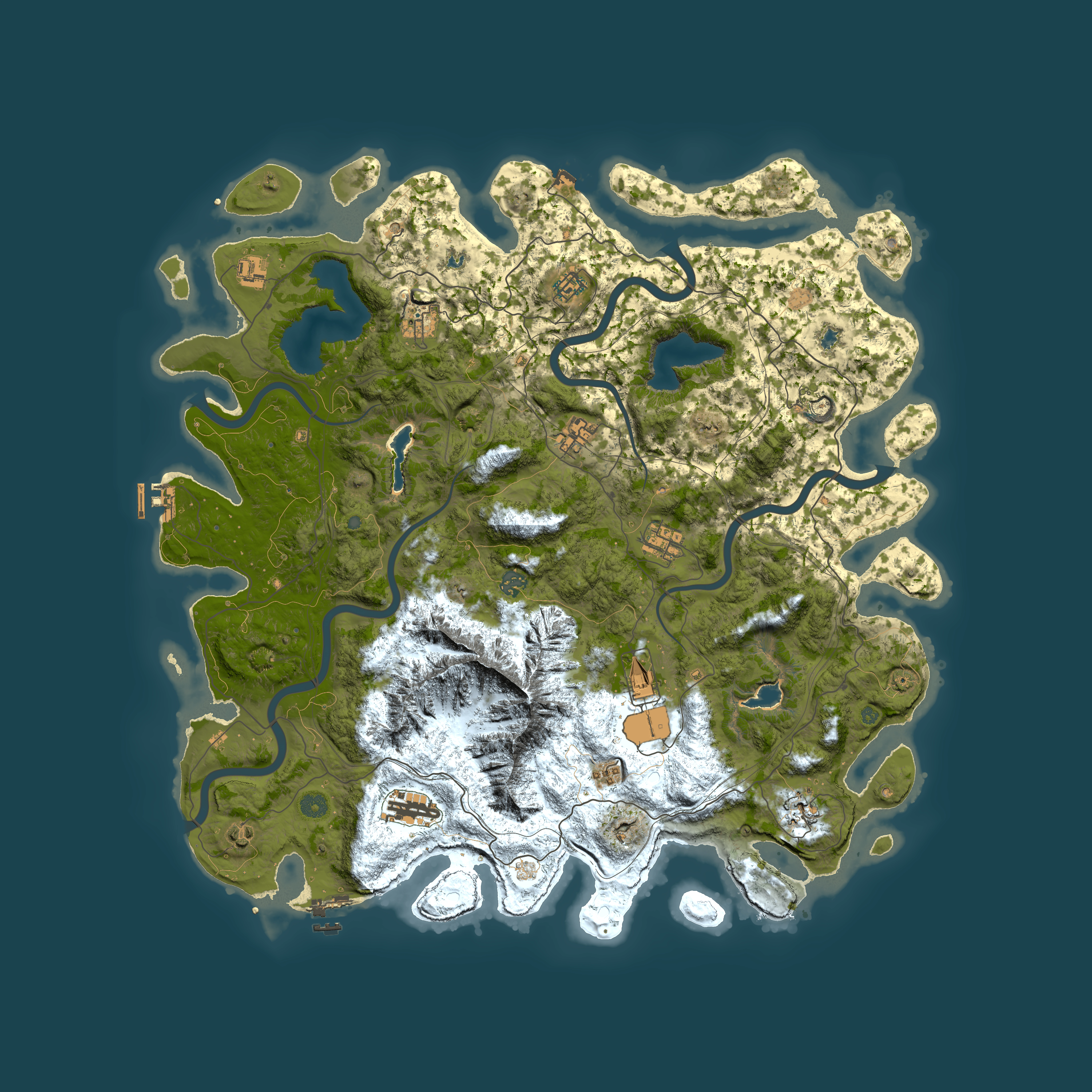 Full top-down render of Rust map seed 680526917, 5000x5000m