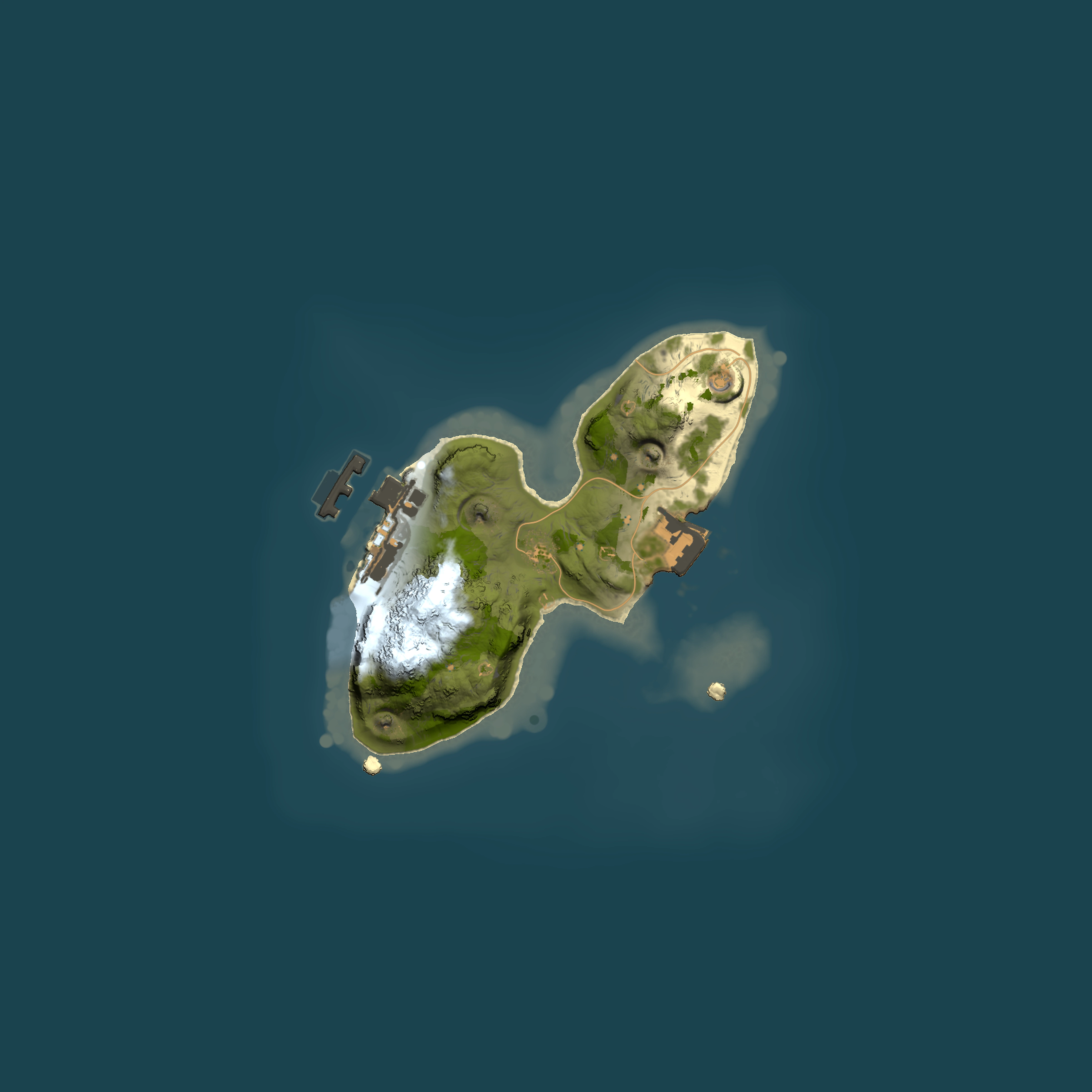 Full top-down render of Rust map seed 694994655, 1500x1500m
