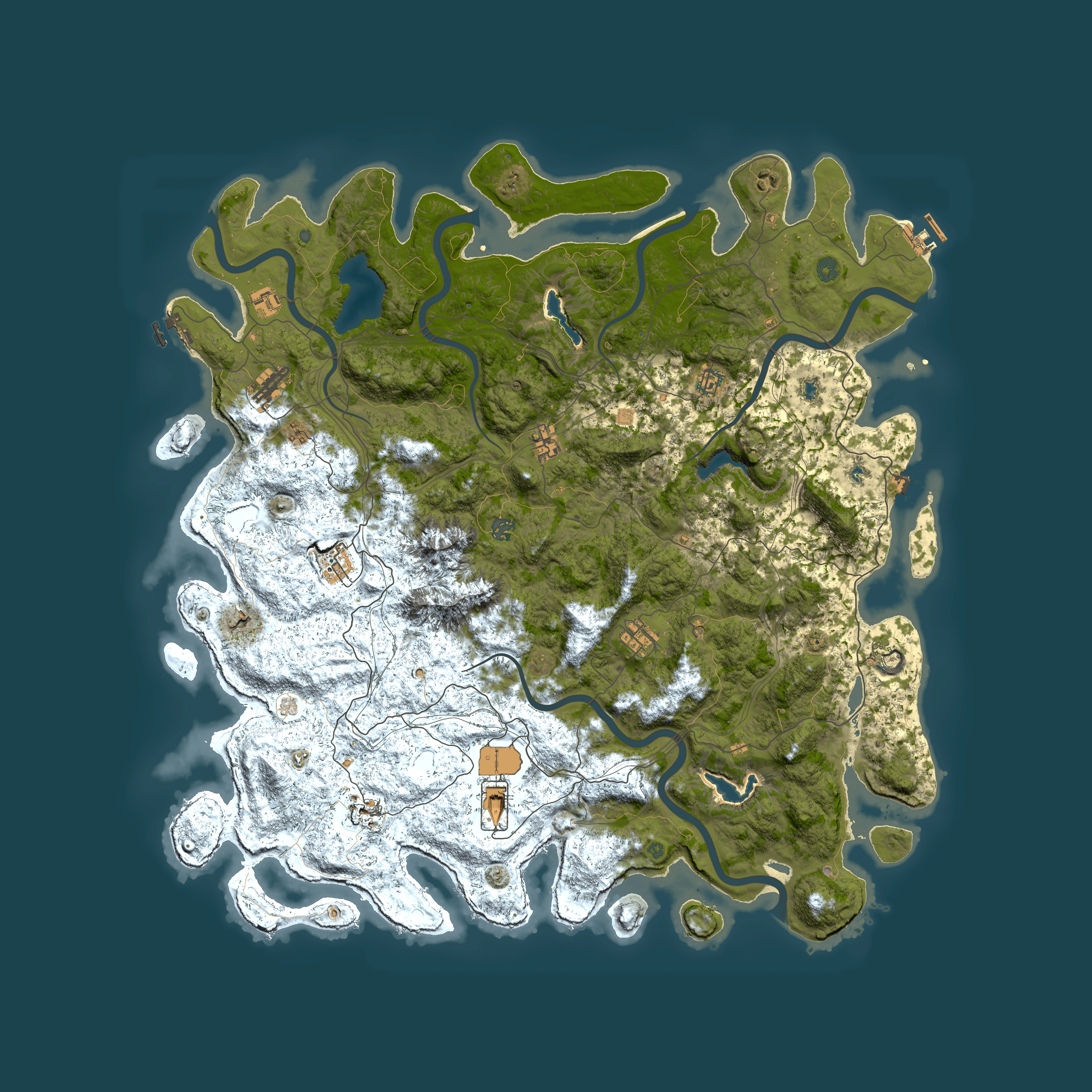 Full top-down render of Rust map seed 1649518120, 5500x5500m