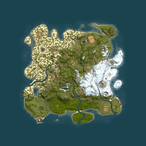 Rust map seed 416651330, 4000x4000m top-down preview