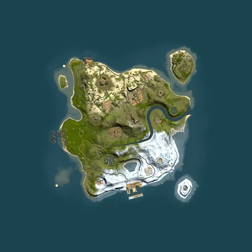 Rust map seed 96893668, 2500x2500m top-down preview