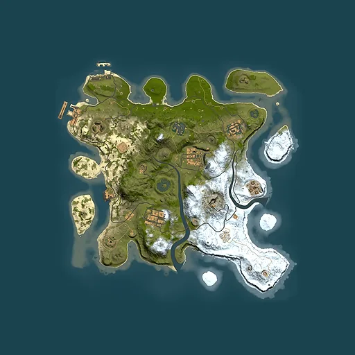 Rust map seed 1179204776, 3000x3000m top-down preview