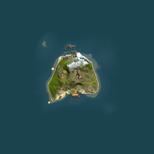 Rust map seed 1435805150, 1500x1500m top-down preview