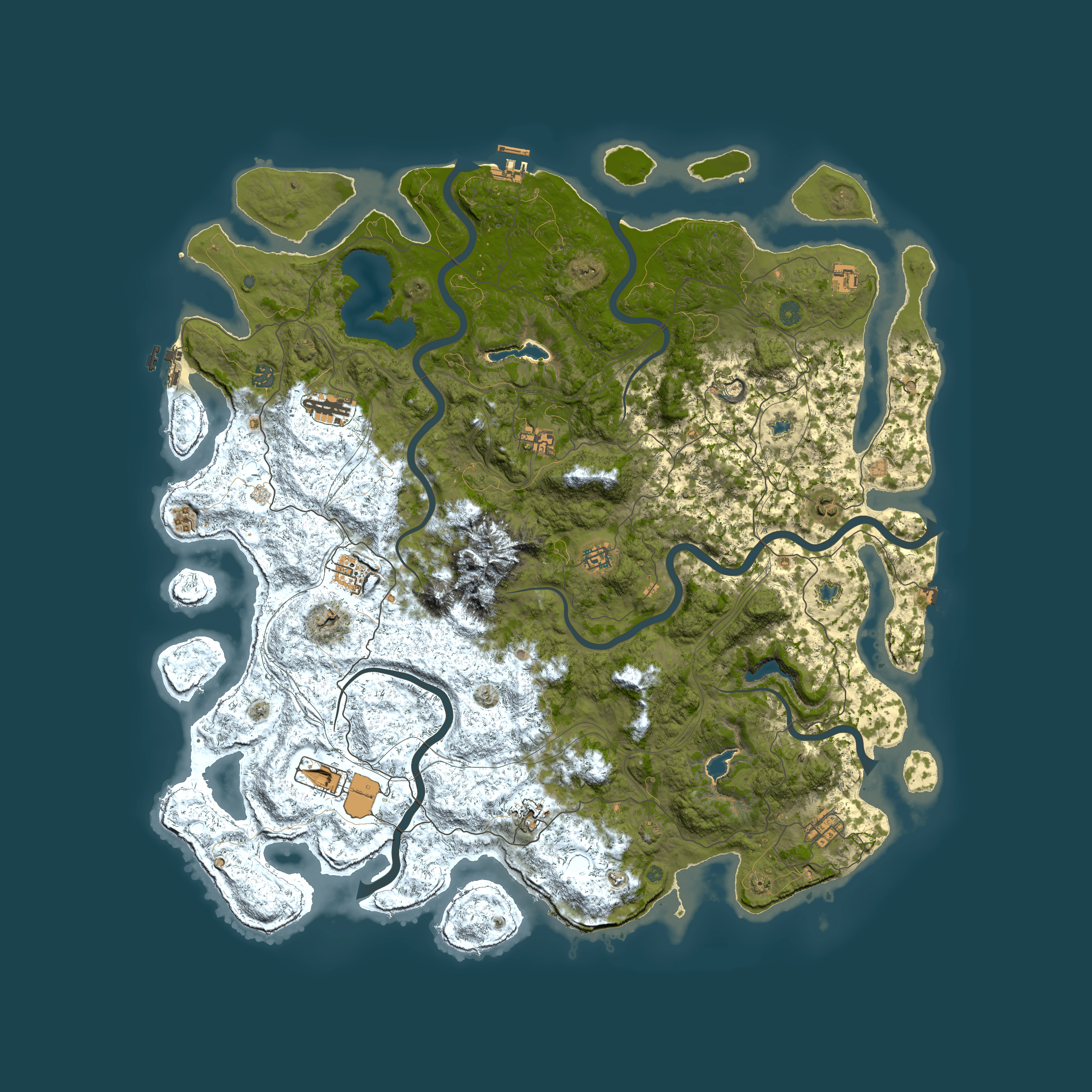 Full top-down render of Rust map seed 771958452, 5500x5500m