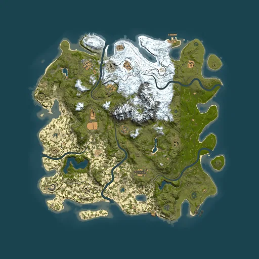 Rust map seed 1930474947, 5000x5000m top-down preview