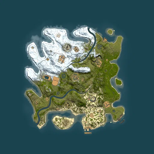 Rust map seed 1328473024, 3500x3500m top-down preview