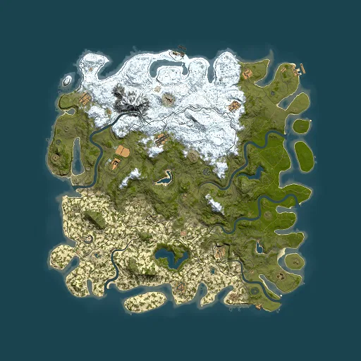 Rust map seed 635407159, 5500x5500m top-down preview