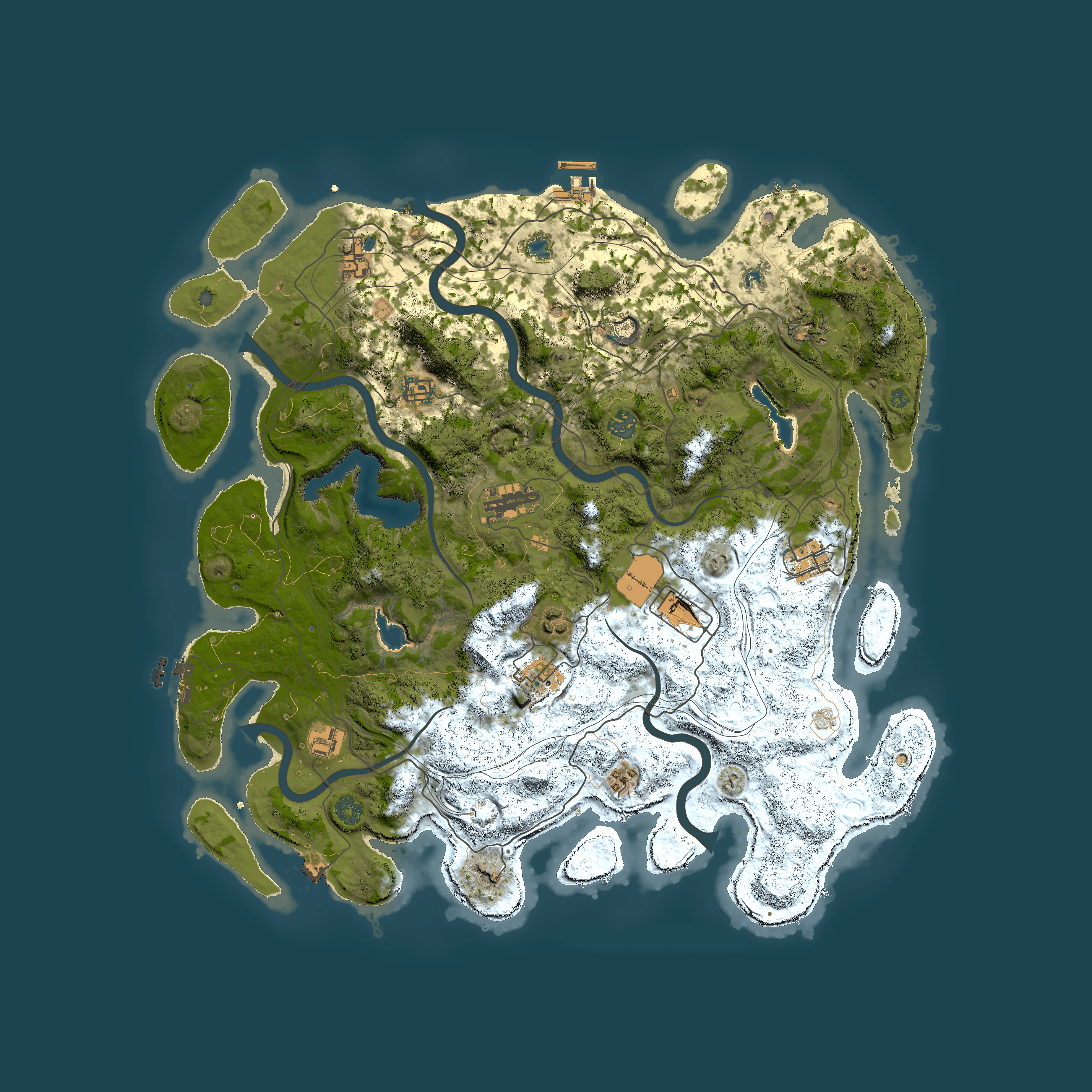 Full top-down render of Rust map seed 1469772672, 4500x4500m