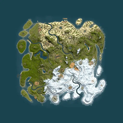 Rust map seed 1469772672, 4500x4500m top-down preview